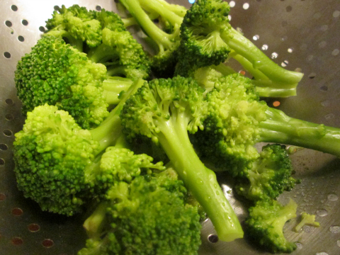Draining Broccoli