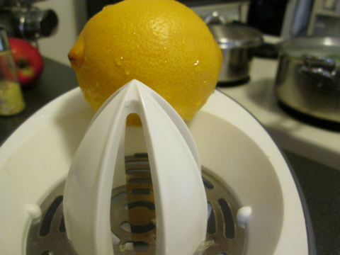 Preparing the Lemon