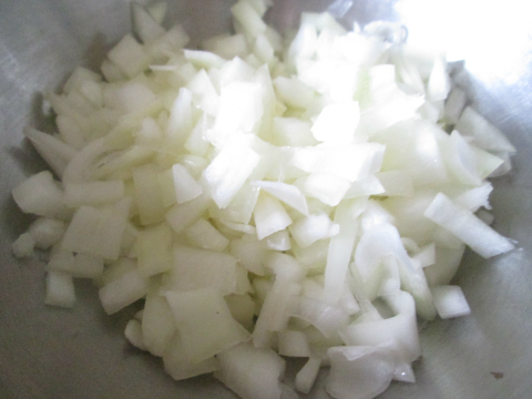 Chopped Onions Set Aside