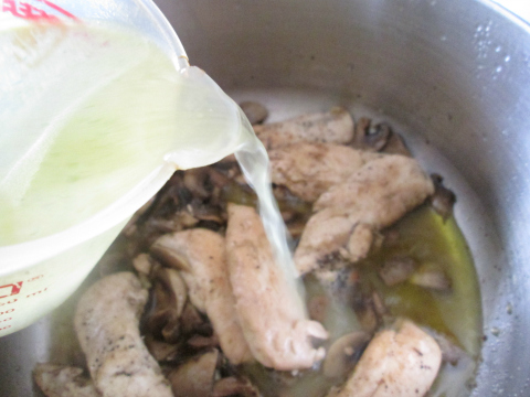 Adding Chicken Broth