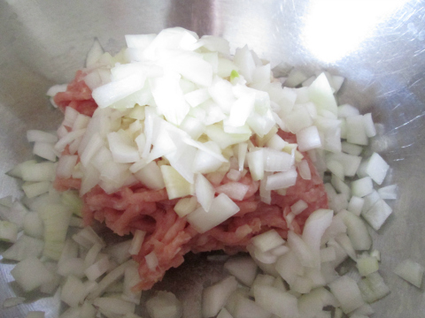 Adding the Chopped Onion
