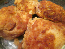 Browned Chicken Thighs 