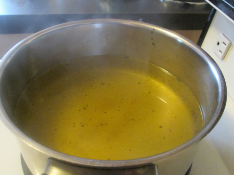 Chicken Broth for Drumsticks and Potatoes
