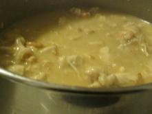 Chicken Stew for Potato Pancakes