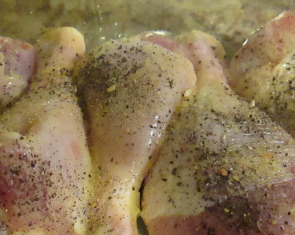Chicken Legs and Seasoning  