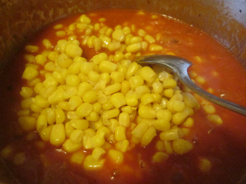 Corn in Tomato Sauce