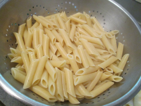 Drained Pasta