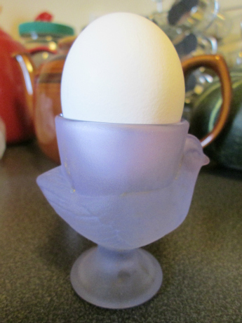 Egg In Purple Chicken Egg Cup  