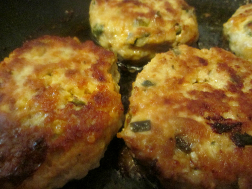 Golden Chicken Burger Patties