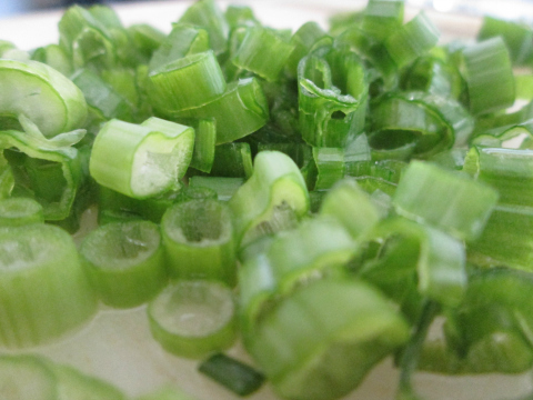 Green Onions Greens instead of Parsley!