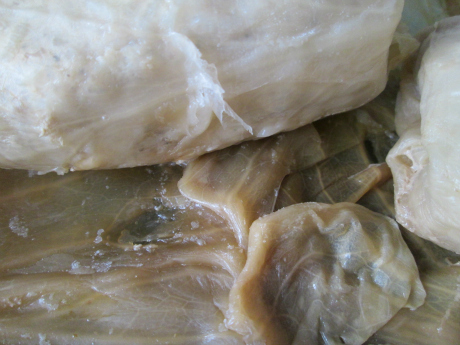 Layering Cabbage Rolls  