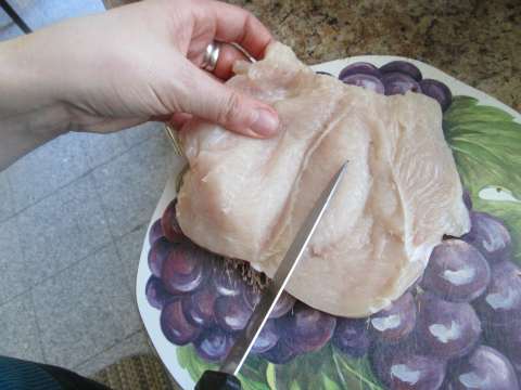 Opening Up Chicken Breast