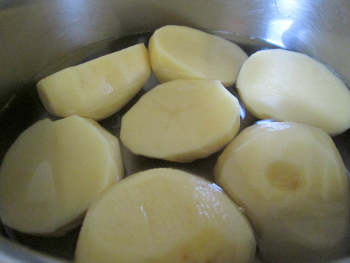 Potatoes for Chicken Livers