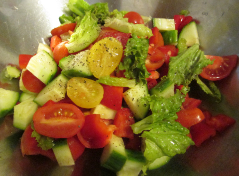 Salad for Chicken Leg Recipe