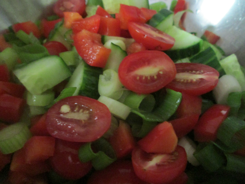 Tomato Salad For Butter Chicken Recipe