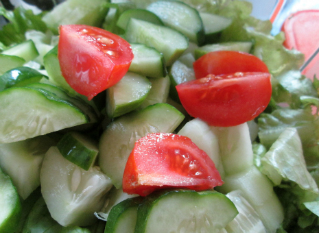 Salad for Chicken Tetrazzini  