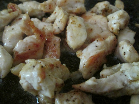 Sauteed Chicken Cubes