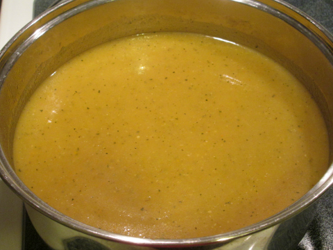 Soup before adding Sour Cream