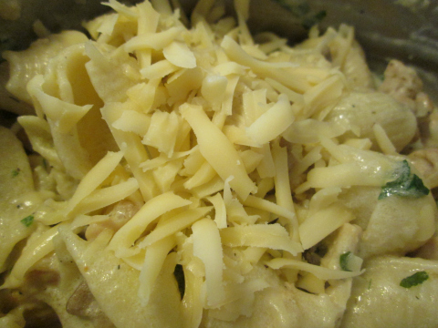 Adding Shredded Cheese