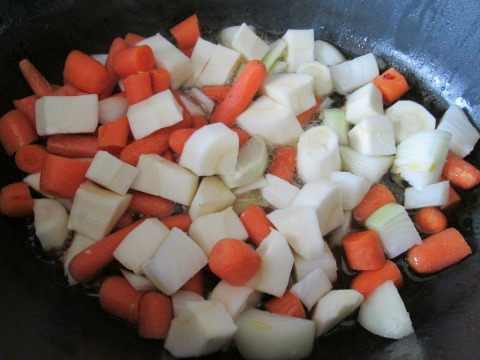 Adding The Veggies