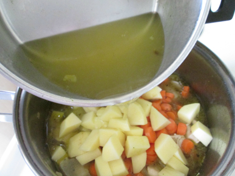 Adding that Broth!