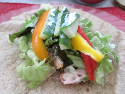 Adding the Cucumber Slices