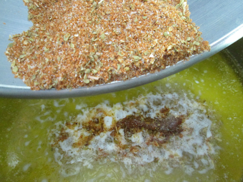 Adding to Melted Butter and Honey