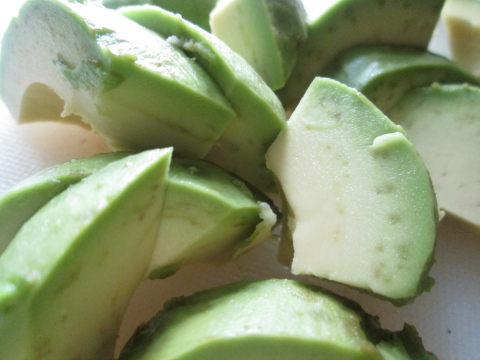 Baked Avocado Chunks