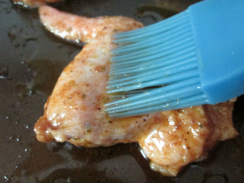 Brushing the Sauce Evenly