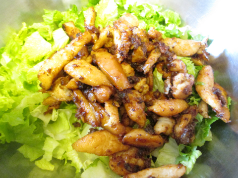 Chicken First with Lettuce
