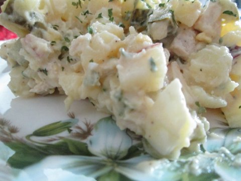 Chicken Salad with Potatoes
