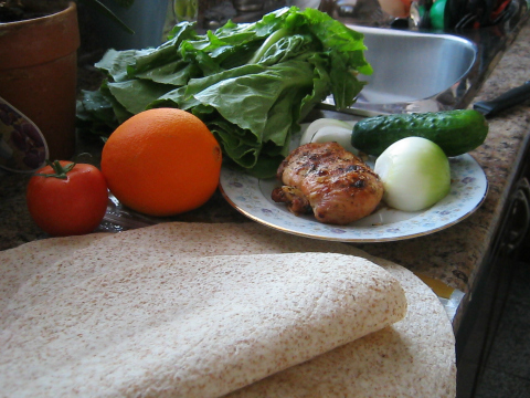 Chicken Wraps Ingredients