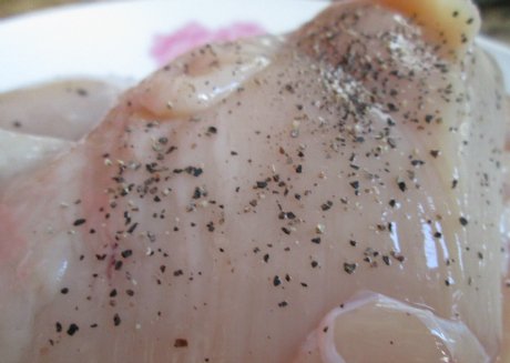 Chicken Breasts with Black Pepper  