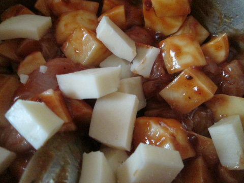 Chicken Potatoes and Cheese