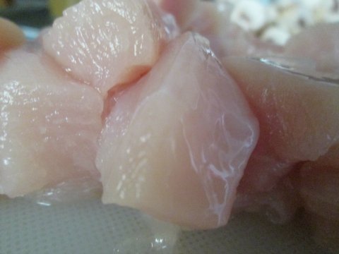Chopped Chicken Pieces