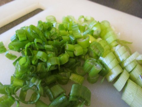 Chopped Green Onions instead of Chives!!