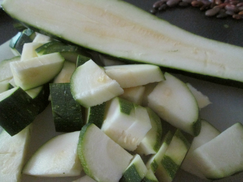 Chopped Zucchini for Monika