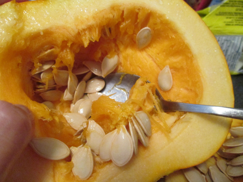 Coring and Carving the Pumpkin