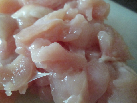 Cubed Chicken Breasts
