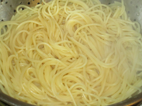 Drained Pasta