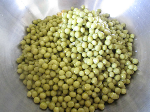 Drained Peas