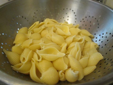 Draining The Pasta