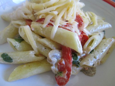 Easy Chicken Pasta Recipe with Sour Cream