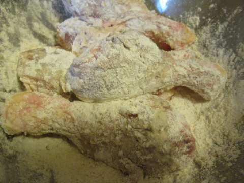 Floured Drumsticks