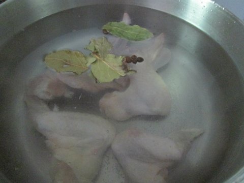 Getting the Chicken Wings Ready