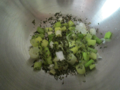 Green Onions with Parsley
