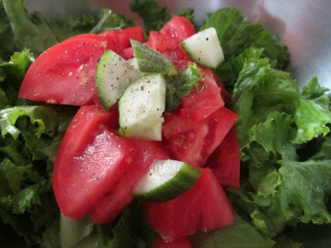 Green Salad for Chicken Fried Rice