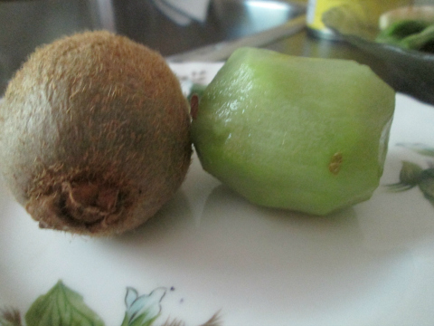 Kiwi for Vegetable Salad Recipe Experiment