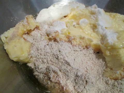 Mixing Eggs and Flour