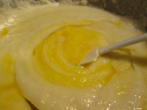 Mixing Potato Pancake Recipe